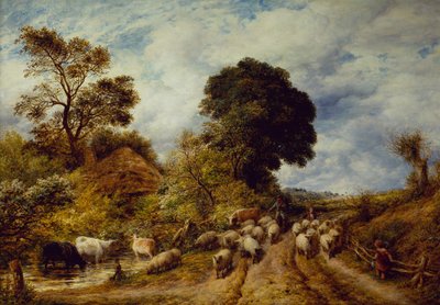 Eine Landstraße von John Linnell