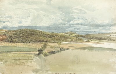 Landschaft in Nordwales von John Linnell