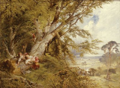 Das Vogelnest von John Linnell