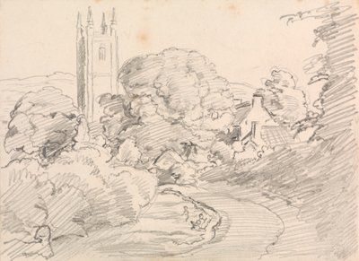 Widecombe Dorf von John Linnell