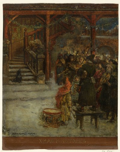 Gruppe singender und musizierender Figuren von John Macallan Swan