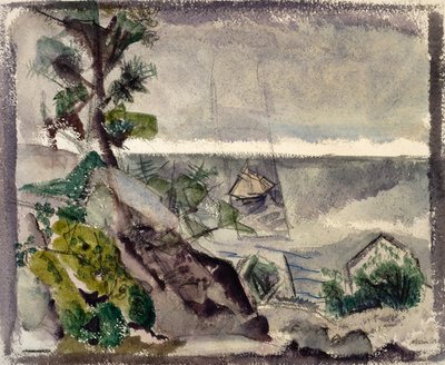 Das kleine Segelboot von John Marin
