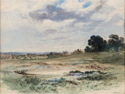Landschaft (möglicherweise Richmond Park, London) von John Martin
