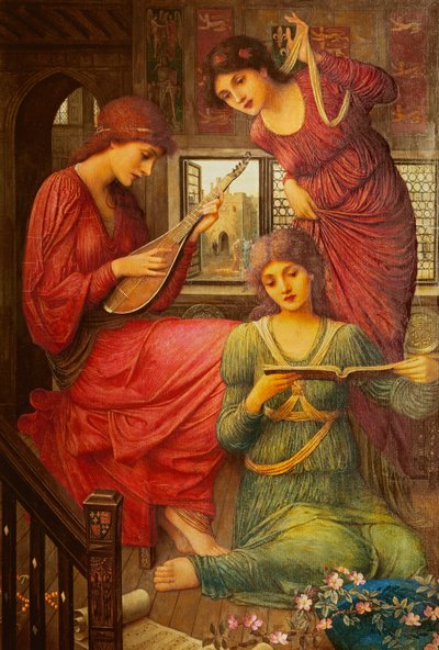 In den goldenen Tagen von John Melhuish Strudwick