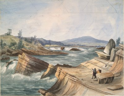 Kettle Falls, Columbia River von John Mix Stanley