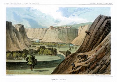 Der Marias River, Montana, USA, 1856 von John Mix Stanley