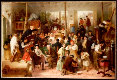 Die Auktion, 1863 von John Morgan