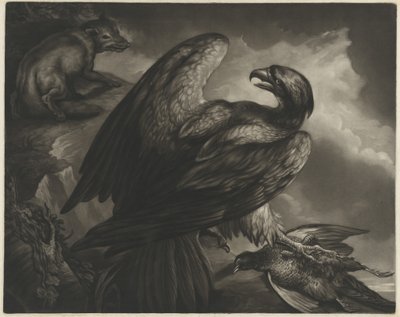 Adler und Fuchs von John Murphy after James Northcote