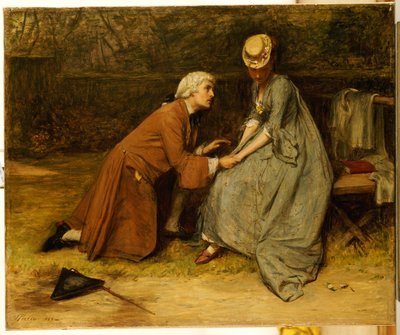 Der Antrag, 1869 von John Pettie