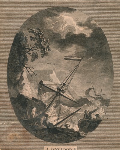 Ein Schiffswrack, 1773 von John Pye