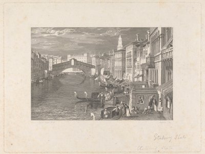 Die Rialto, Venedig von John Pye