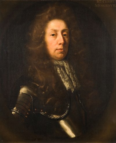 Porträt von Sir Charles Musgrave, 1691 von John Riley