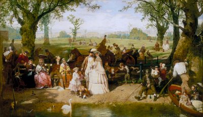 Ein Sommertag im Hyde Park, 1858 von John Ritchie
