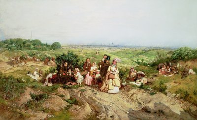 Blick über London von Hampstead Heath von John Ritchie