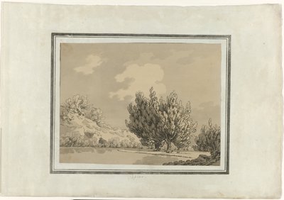 Pappel von John Robert Cozens (signed by artist)