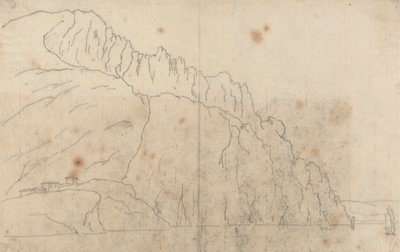 Küste von Genua von John Robert Cozens