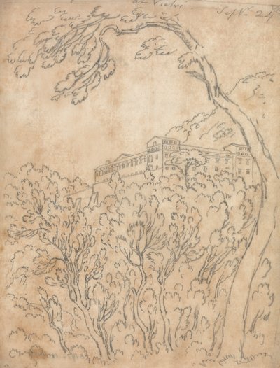 Kloster in Vietri von John Robert Cozens
