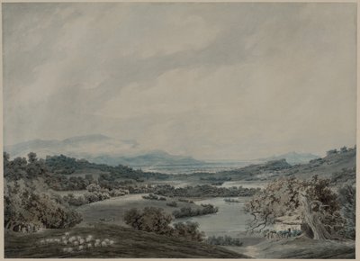 Italienische Landschaft von John Robert Cozens