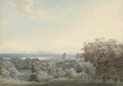London vom Greenwich Hill von John Robert Cozens