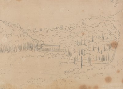 Ansicht einer Villa von John Robert Cozens