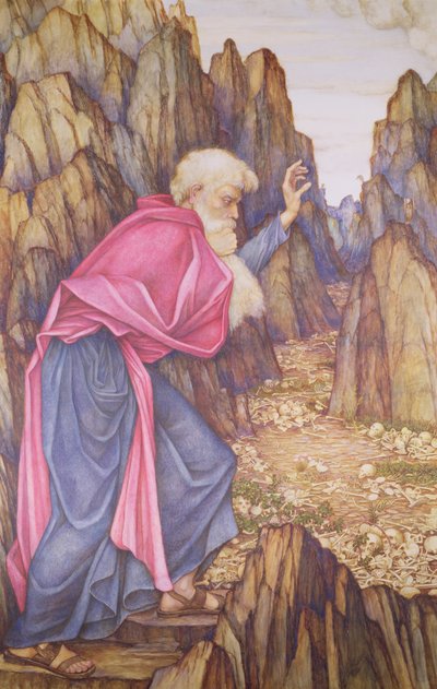 Die Vision von Ezechiel von John Roddam Spencer Stanhope