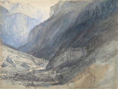 Das Lauterbrunnental, Schweiz von John Ruskin