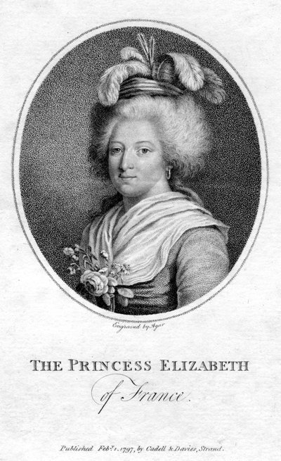 Prinzessin Elisabeth von Frankreich, 1797 von John Samuel Agar