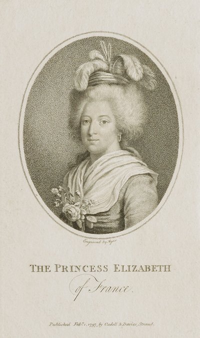Die Prinzessin Elisabeth von Frankreich von John Samuel Agar