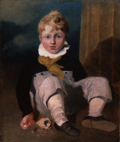 Junge beim Murmelspiel (Henry Cotman) 1808 von John Sell Cotman