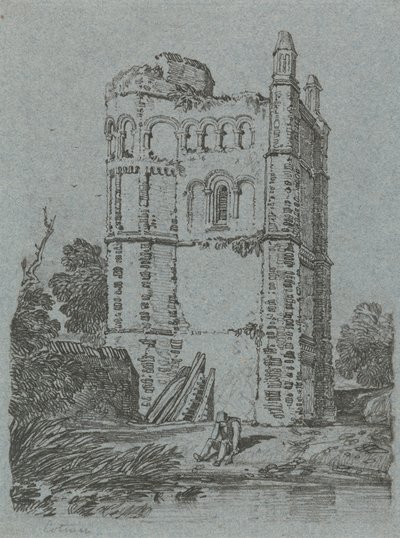 Brandsby Tower, Yorkshire von John Sell Cotman