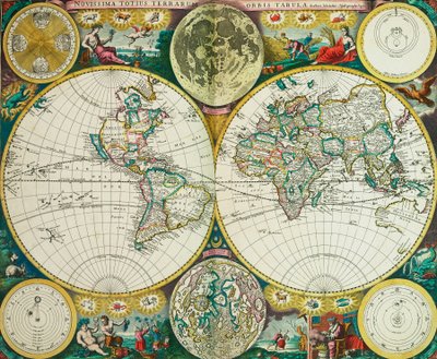Weltkarte von John Seller von John Seller