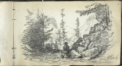 Alpenlandschaft, Ötztal, Österreich von John Singer Sargent