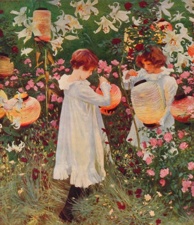Nelke, Lilie, Lilie, Rose von John Singer Sargent