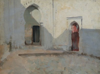 Hof, Tetuan, Marokko, 1879-80 von John Singer Sargent