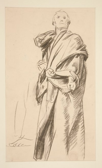 Drapierte stehende Figur von John Singer Sargent