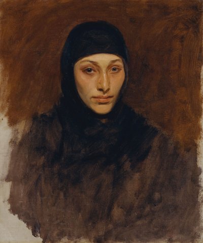 Ägyptische Frau, 1890-91 von John Singer Sargent