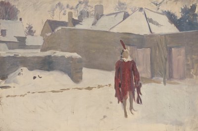 Männchen im Schnee von John Singer Sargent