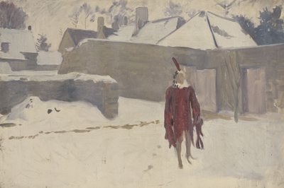 Mannikin im Schnee von John Singer Sargent