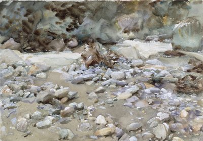 Flussbett von John Singer Sargent
