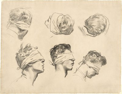 Studien für "Vergast" von John Singer Sargent