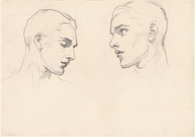 Studien eines Männerkopfes von John Singer Sargent