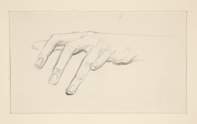 Studie einer Hand von John Singer Sargent