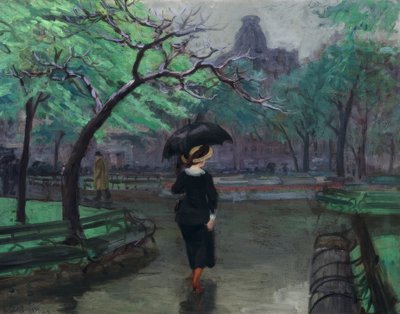 Frühlingsregen von John French Sloan