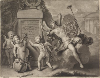 Titelseite der Sonate da Camera von John Smith