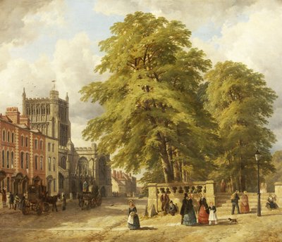 Ansicht von College Green von John Syer