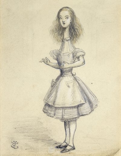 "Curioser and Curioser" von John Tenniel