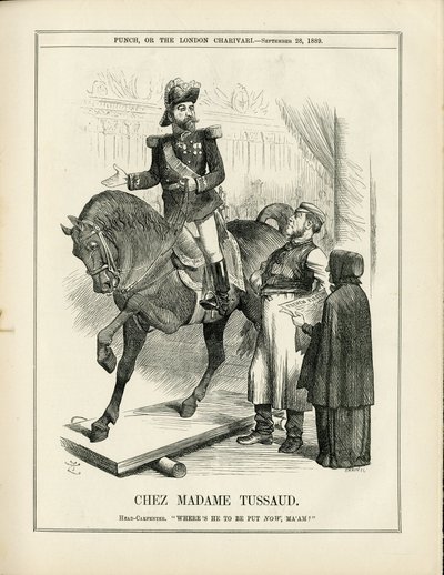 Illustration von John Tenniel (1820-1914) in Punch von John Tenniel