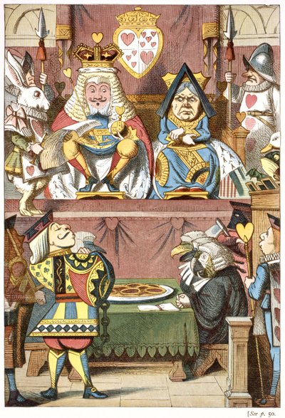 Die Torten inspizieren von John Tenniel