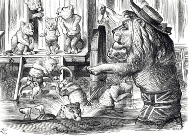 Punchs Ratschläge an die britischen Urlauber am Meer von John Tenniel