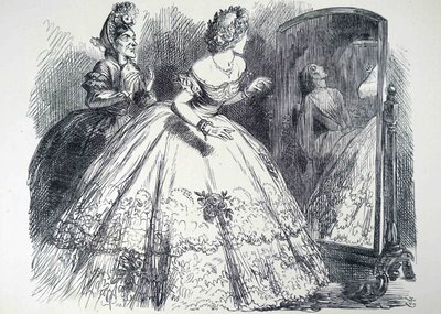 Die heimgesuchte Dame von John Tenniel